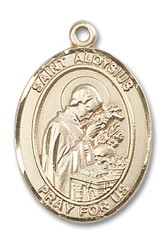 14kt Gold Filled Saint Aloysius Gonzaga Pendant