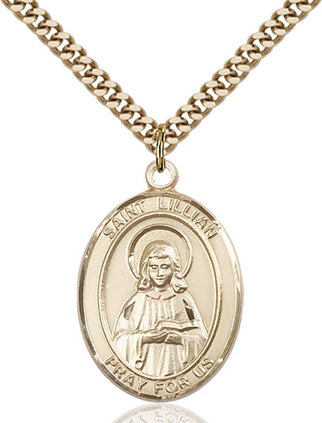 14kt Gold Filled Saint Lillian Pendant