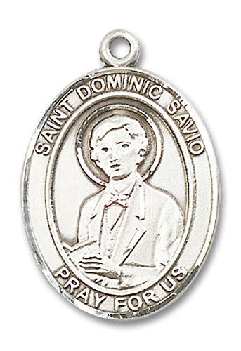 Sterling Silver Saint Dominic Savio Pendant