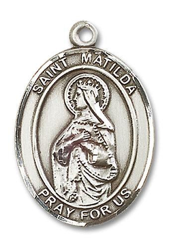 Sterling Silver Saint Matilda Pendant
