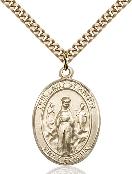 14kt Gold Filled Our Lady of Knock Pendant