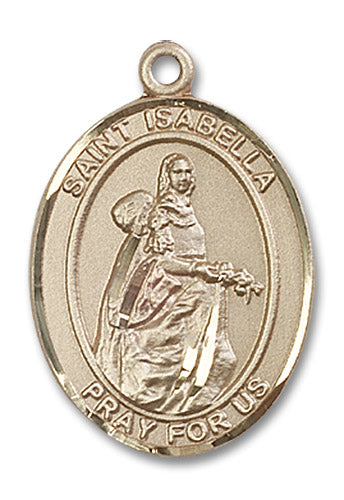 14kt Gold Filled Saint Isabella of Portugal Pendant