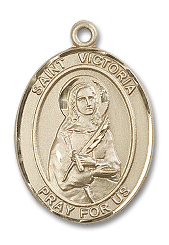 14kt Gold Filled Saint Victoria Pendant