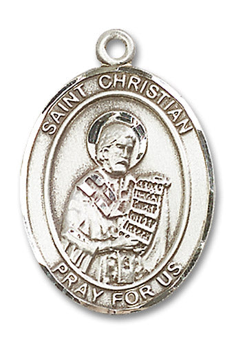 Sterling Silver Saint Chrismation Demosthenes Pendant