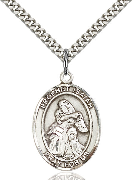 Sterling Silver Saint Isaiah Pendant