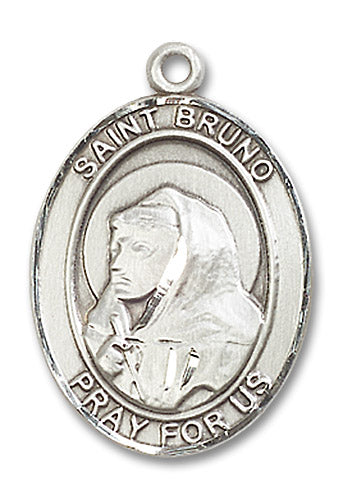 Sterling Silver Saint Bruno Pendant