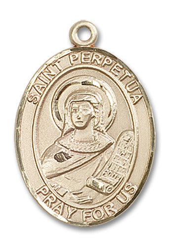 14kt Gold Filled Saint Perpetua Pendant