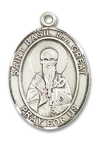 Sterling Silver Saint Basil the Great Pendant