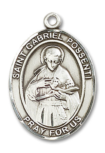 Sterling Silver Saint Gabriel Possenti Pendant