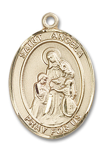 14kt Gold Filled Saint Angela Merici Pendant