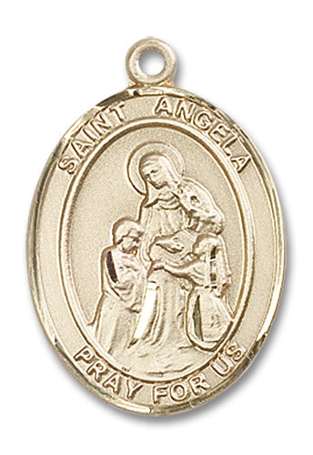 14kt Gold Saint Angela Merici Medal