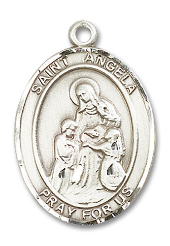 Sterling Silver Saint Angela Merici Pendant