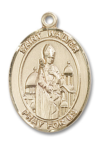 14kt Gold Filled Saint Walter of Pontoise Pendant