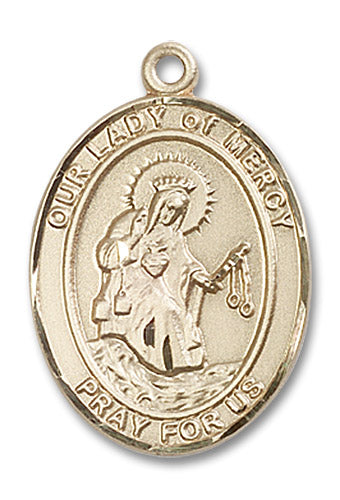 14kt Gold Filled Our Lady of Mercy Pendant