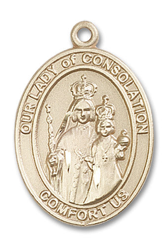 14kt Gold Filled Our Lady of Consolation Pendant