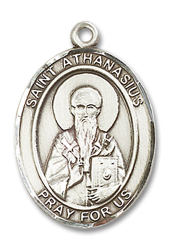 Sterling Silver Saint Athanasius Pendant