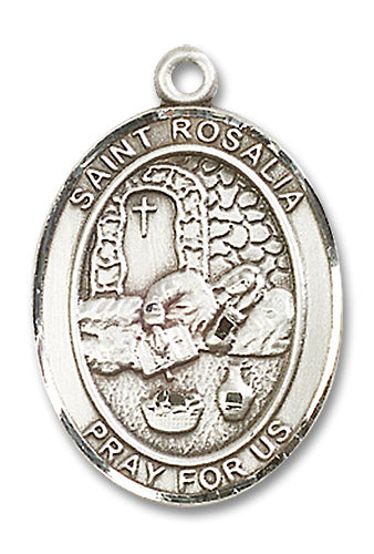 Sterling Silver Saint Rosalia Pendant