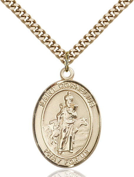 14kt Gold Filled Saint Cornelius Pendant
