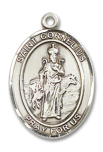 Sterling Silver Saint Cornelius Pendant
