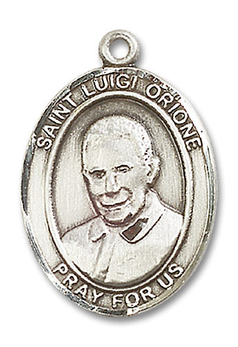 Sterling Silver Saint Luigi Orione Pendant