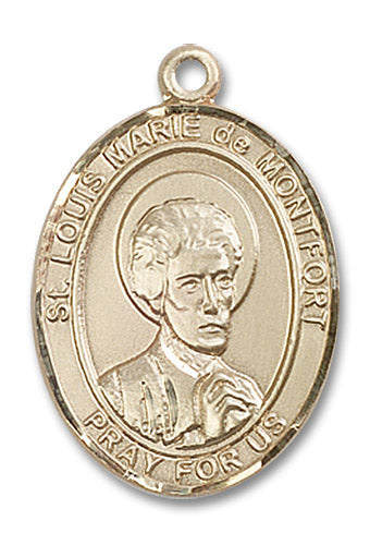 14kt Gold Saint Louis Marie de Montfort Medal