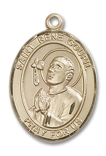 14kt Gold Filled Saint Rene Goupil Pendant