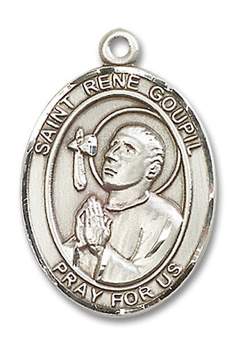 Sterling Silver Saint Rene Goupil Pendant