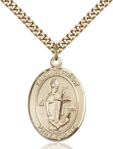 14kt Gold Filled Saint Clement Pendant