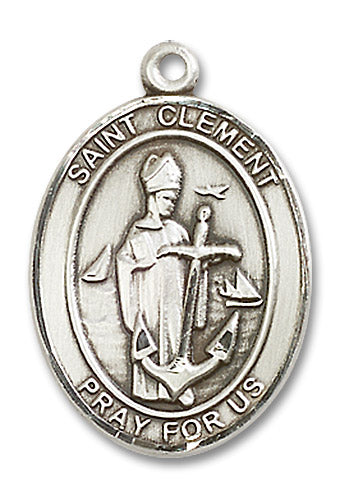 Sterling Silver Saint Clement Pendant
