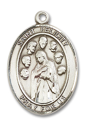 Sterling Silver Saint Felicity Pendant