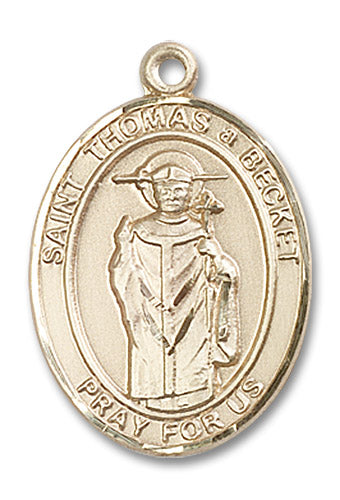14kt Gold Filled Saint Thomas A Becket Pendant