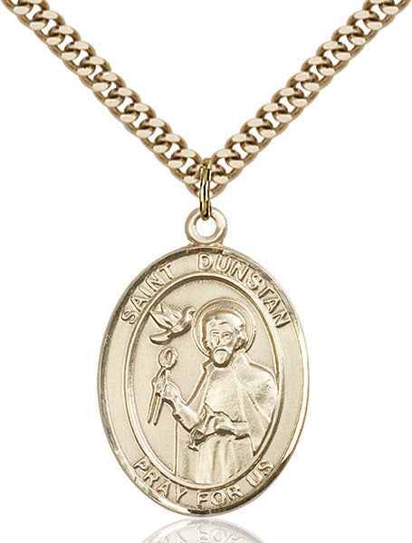 14kt Gold Filled Saint Dunst Pendant