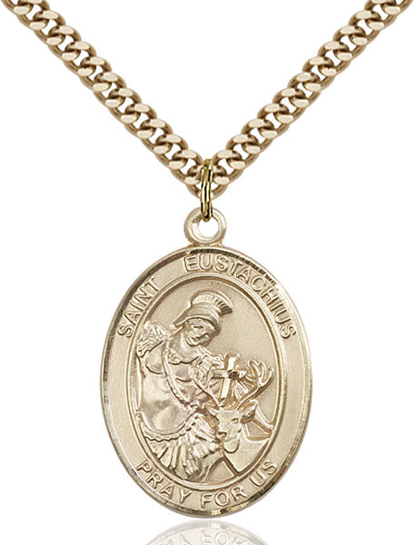 14kt Gold Filled Saint Eustachius Pendant