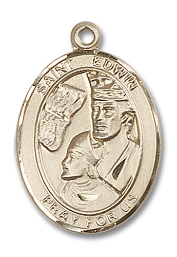 14kt Gold Filled Saint Edwin Pendant
