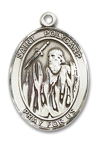 Sterling Silver Saint Polycarp of Smyrna Pendant