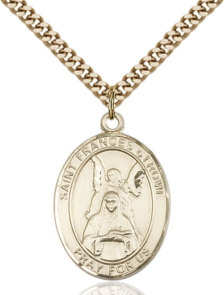 14kt Gold Filled Saint Frances Of Rome Pendant