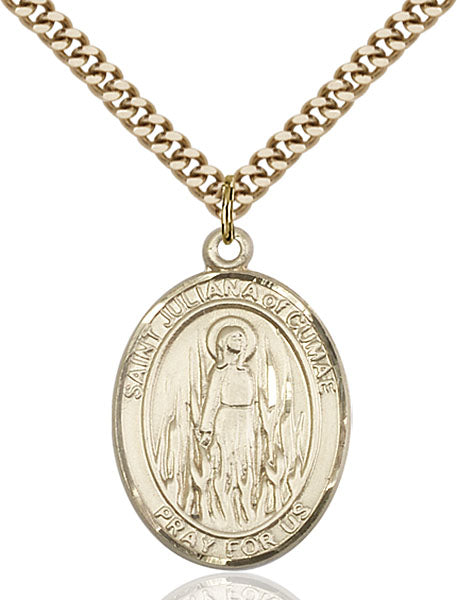 14kt Gold Filled Saint Juliana Pendant