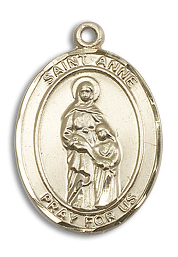 14kt Gold Filled Saint Anne Pendant