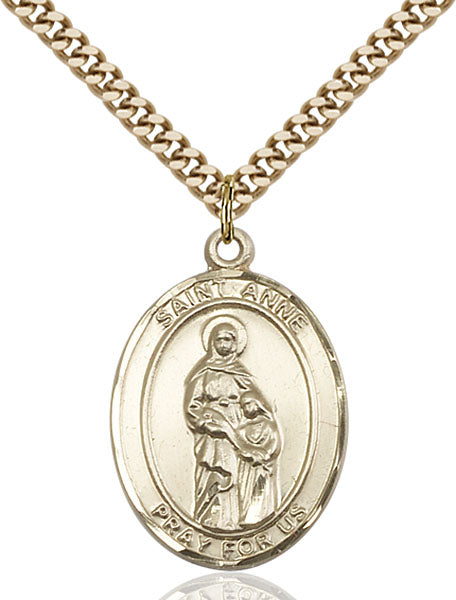 14kt Gold Filled Saint Anne Pendant