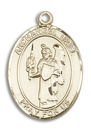 14kt Gold Filled Saint Uriel Pendant