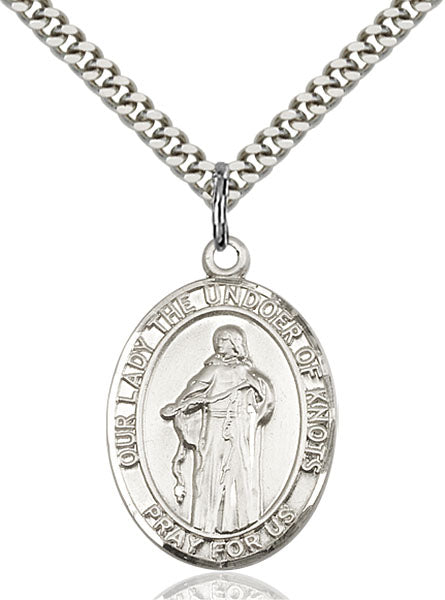 Sterling Silver Our Lady Of Knots Pendant