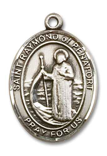 Sterling Silver Saint Raymond of Penafort Pendant