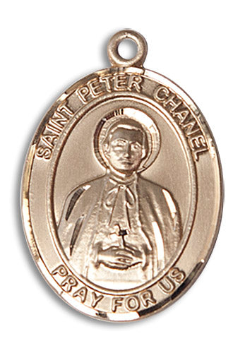 14kt Gold Saint Peter Chanel Medal