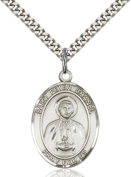 Sterling Silver Saint Peter Chanel Pendant