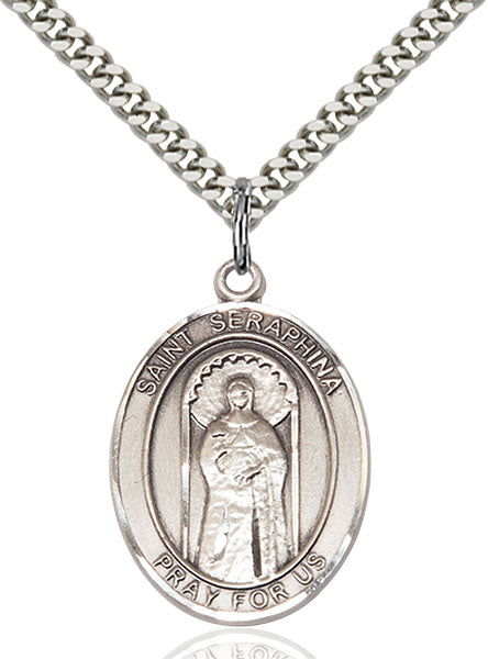 Sterling Silver Saint Seraphina Pendant