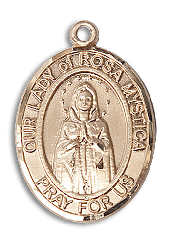 14kt Gold Filled Our Lady of Rosa Mystica Pendant
