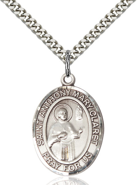 Sterling Silver Saint Anthony Mary Claret Pendant