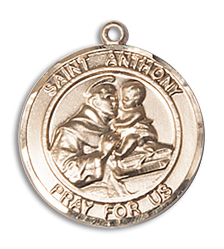 14kt Gold Filled Saint Anthony Pendant