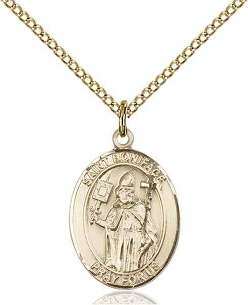 14kt Gold Filled Saint Boniface Pendant