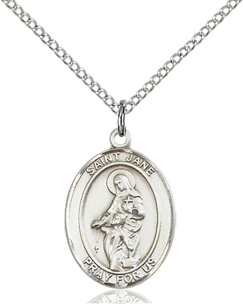 Sterling Silver Saint Jane of Valois Pendant